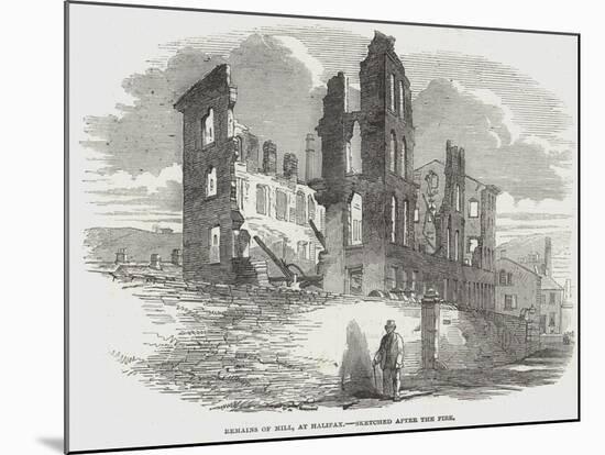 Remains of Mill, at Halifax-null-Mounted Giclee Print