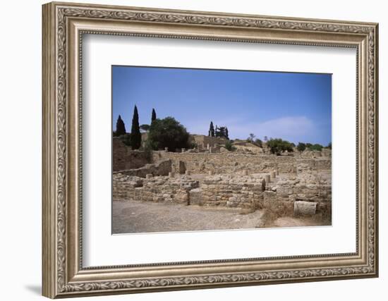 Remains of Roman Villas, Carthage, Unesco World Heritage Site, Tunisia, North Africa, Africa-Nelly Boyd-Framed Photographic Print