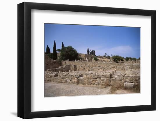 Remains of Roman Villas, Carthage, Unesco World Heritage Site, Tunisia, North Africa, Africa-Nelly Boyd-Framed Photographic Print