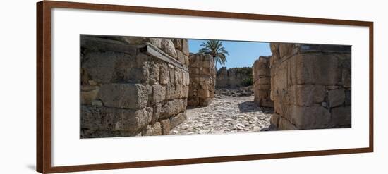 Remains of Tel Megiddo, Galilee, Israel-null-Framed Photographic Print