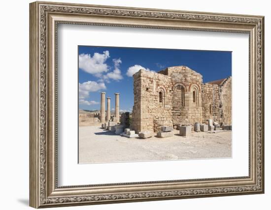 Remains of the Byzantine Church of Agios Ioannis on the Acropolis, South Aegean-Ruth Tomlinson-Framed Photographic Print