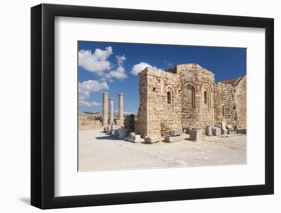 Remains of the Byzantine Church of Agios Ioannis on the Acropolis, South Aegean-Ruth Tomlinson-Framed Photographic Print