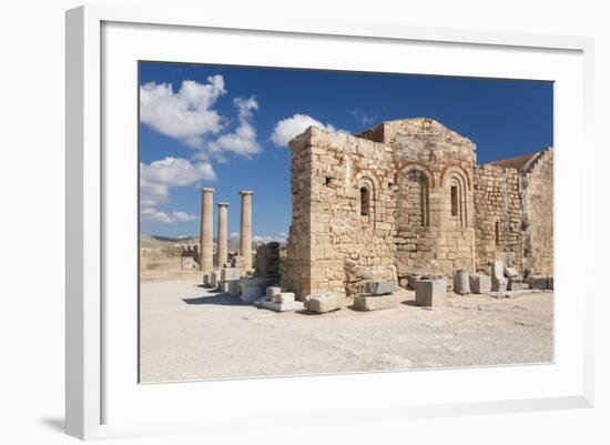 Remains of the Byzantine Church of Agios Ioannis on the Acropolis, South Aegean-Ruth Tomlinson-Framed Photographic Print