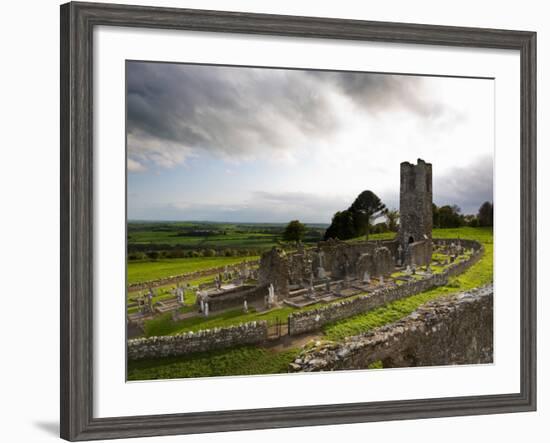 Remains of the Church on St Patrick's Hill, Slane, Co Meath, Ireland-null-Framed Photographic Print