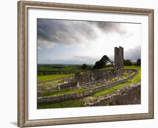 Remains of the Church on St Patrick's Hill, Slane, Co Meath, Ireland-null-Framed Photographic Print