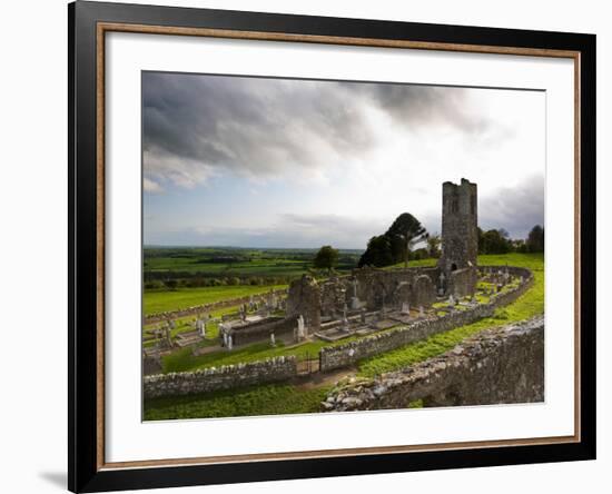 Remains of the Church on St Patrick's Hill, Slane, Co Meath, Ireland-null-Framed Photographic Print