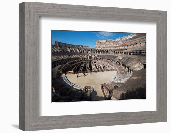 Remains of the Colosseum of Rome Built around 70Ad, Allegedly the Largest Ever Built-Ethel Davies-Framed Photographic Print