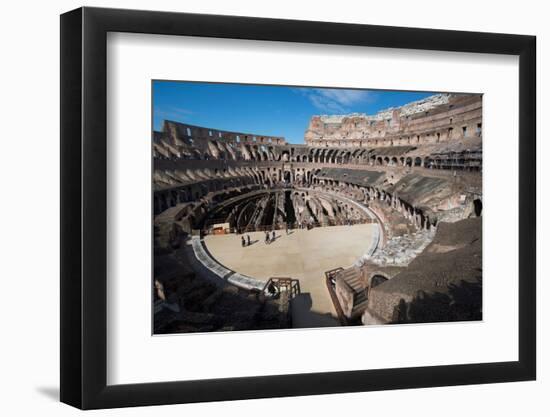 Remains of the Colosseum of Rome Built around 70Ad, Allegedly the Largest Ever Built-Ethel Davies-Framed Photographic Print