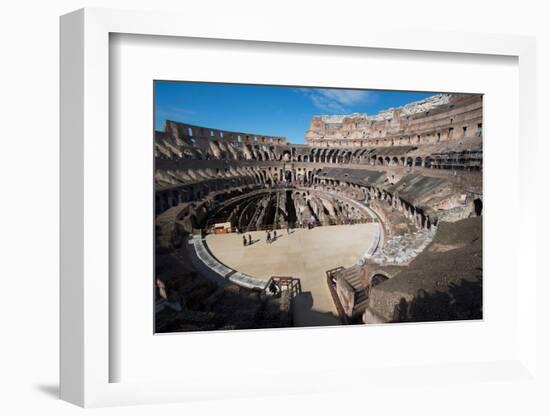 Remains of the Colosseum of Rome Built around 70Ad, Allegedly the Largest Ever Built-Ethel Davies-Framed Photographic Print