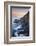 Remains of The Crowns tin mine engine houses on the Cornish Atlantic coast near Botallack, St Just,-Adam Burton-Framed Photographic Print