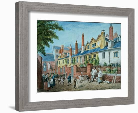 Remains of the Vicars College, Exeter-George Townsend-Framed Giclee Print