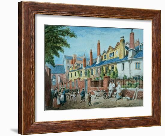 Remains of the Vicars College, Exeter-George Townsend-Framed Giclee Print