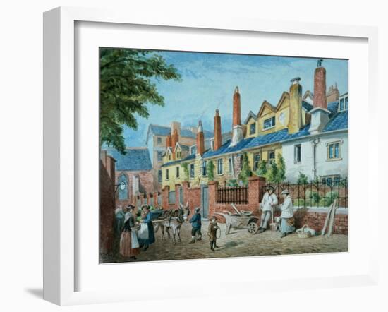 Remains of the Vicars College, Exeter-George Townsend-Framed Giclee Print