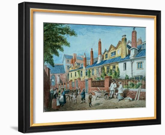 Remains of the Vicars College, Exeter-George Townsend-Framed Giclee Print