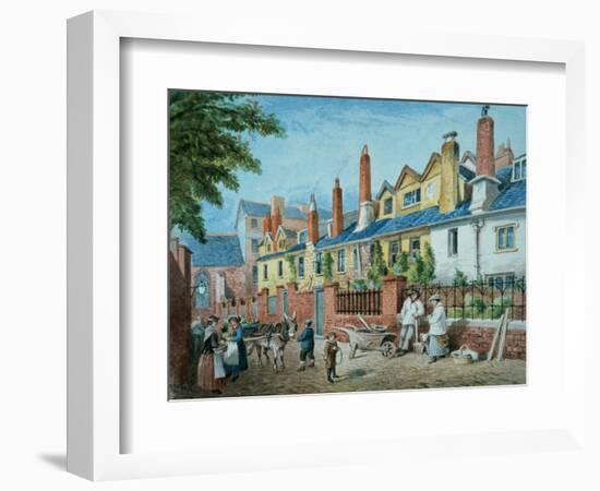 Remains of the Vicars College, Exeter-George Townsend-Framed Giclee Print