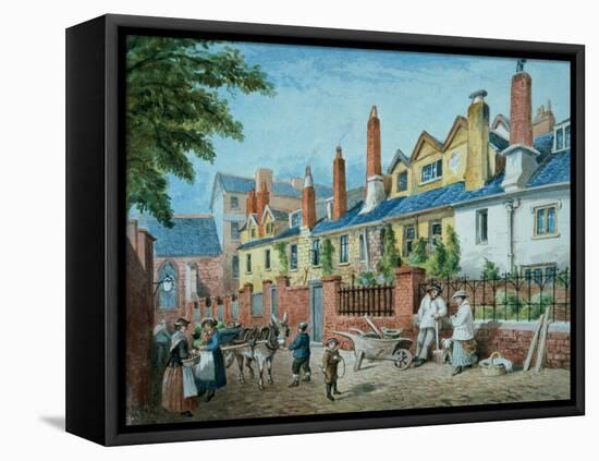 Remains of the Vicars College, Exeter-George Townsend-Framed Premier Image Canvas