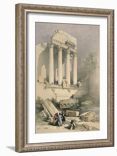 Remains of the Western Portico, Baalbec-David Roberts-Framed Giclee Print