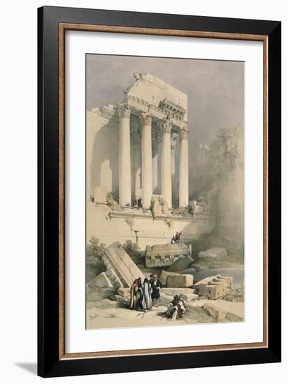 Remains of the Western Portico, Baalbec-David Roberts-Framed Giclee Print