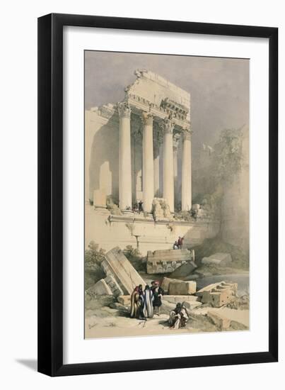 Remains of the Western Portico, Baalbec-David Roberts-Framed Giclee Print