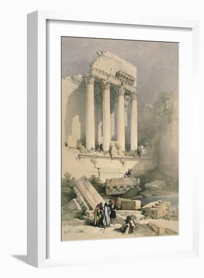 Remains of the Western Portico, Baalbec-David Roberts-Framed Giclee Print