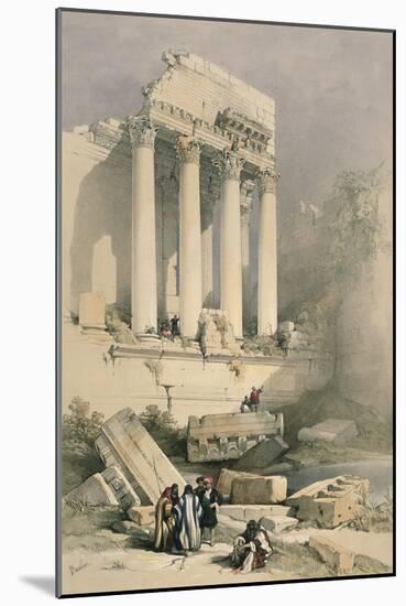 Remains of the Western Portico, Baalbec-David Roberts-Mounted Giclee Print