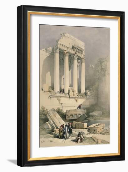 Remains of the Western Portico, Baalbec-David Roberts-Framed Giclee Print