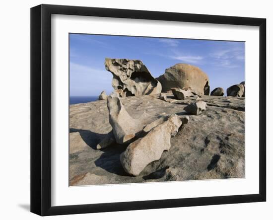 Remarkable Rocks, Flinders Chase National Park, Kangaroo Island, South Australia, Australia-Neale Clarke-Framed Photographic Print