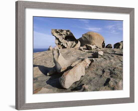 Remarkable Rocks, Flinders Chase National Park, Kangaroo Island, South Australia, Australia-Neale Clarke-Framed Photographic Print