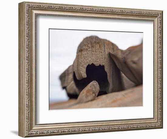 Remarkable Rocks formation in Flinders Chase National Park-Paul Souders-Framed Photographic Print