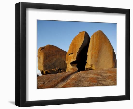 Remarkable Rocks formation in Flinders Chase National Park-Paul Souders-Framed Photographic Print