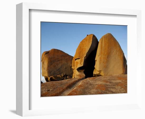 Remarkable Rocks formation in Flinders Chase National Park-Paul Souders-Framed Photographic Print