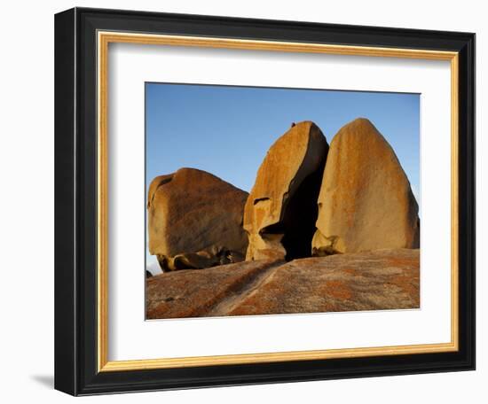 Remarkable Rocks formation in Flinders Chase National Park-Paul Souders-Framed Photographic Print