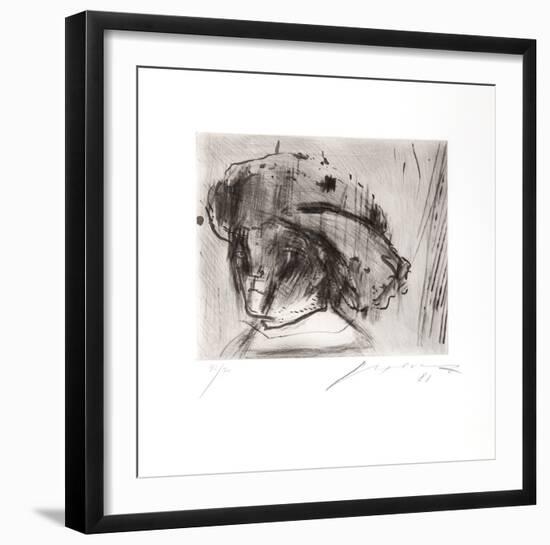 Rembrandt as a Child-Jose Luis Cuevas-Framed Limited Edition