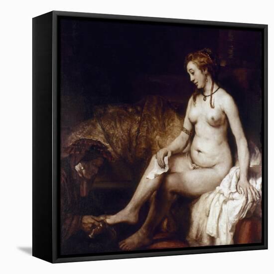 Rembrandt: Bathsheba, 1654-Rembrandt van Rijn-Framed Premier Image Canvas