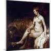 Rembrandt: Bathsheba, 1654-Rembrandt van Rijn-Mounted Giclee Print