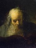 An Old Man Reading a Book by Rembrandt-Rembrandt Harmensz. van Rijn-Framed Giclee Print