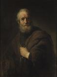 An Old Man Reading a Book by Rembrandt-Rembrandt Harmensz. van Rijn-Framed Giclee Print