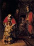 The Prophet Jeremiah Mourning over the Destruction of Jerusalem, 1630-Rembrandt van Rijn-Mounted Art Print