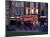 Rembrandtplein at Dusk, Amsterdam, Holland, Europe-Frank Fell-Mounted Photographic Print