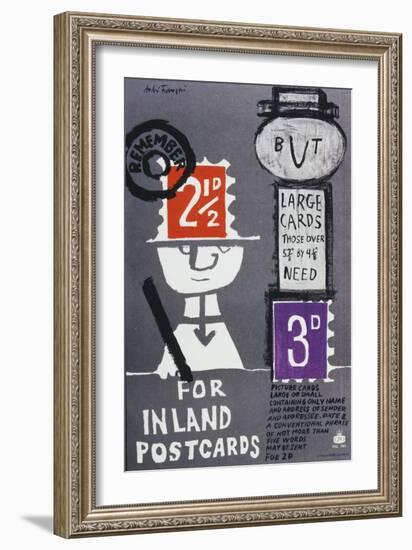 Remember 2¢D for Inland Postcards-null-Framed Art Print