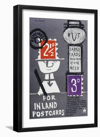 Remember 2¢D for Inland Postcards-null-Framed Art Print
