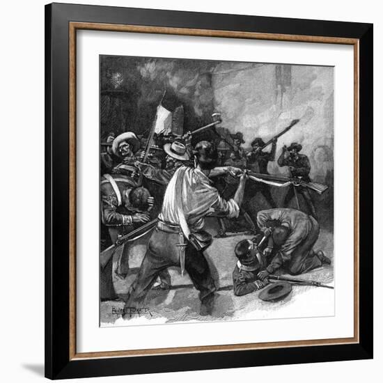 Remember the Alamo!-Ernest Prater-Framed Art Print