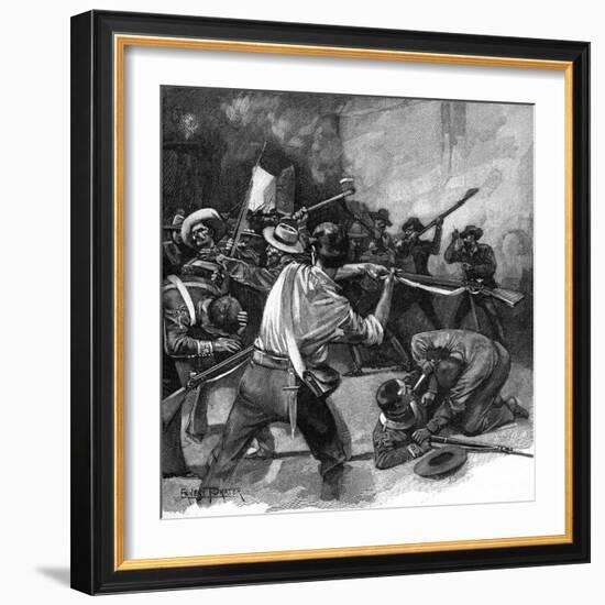 Remember the Alamo!-Ernest Prater-Framed Art Print