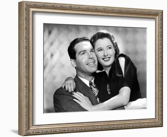 Remember The Night, Fred MacMurray, Barbara Stanwyck, 1940-null-Framed Photo