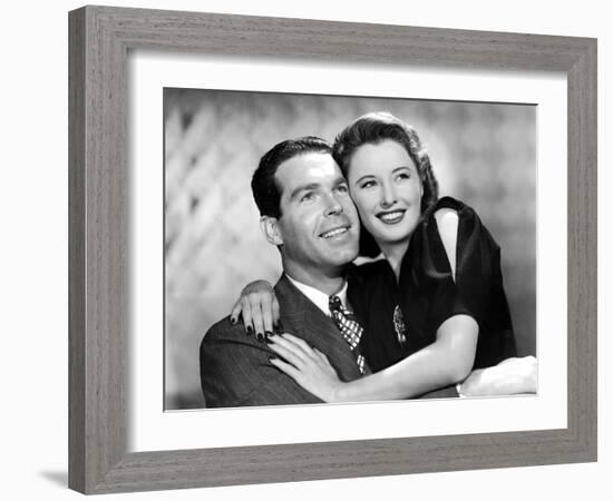 Remember The Night, Fred MacMurray, Barbara Stanwyck, 1940-null-Framed Photo