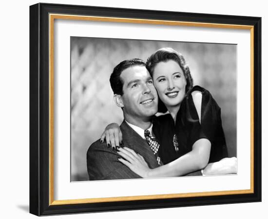 Remember The Night, Fred MacMurray, Barbara Stanwyck, 1940-null-Framed Photo