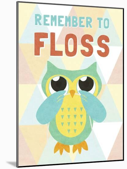 Remember to Floss-null-Mounted Premium Giclee Print