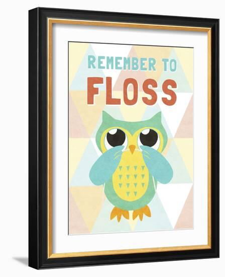 Remember to Floss-null-Framed Premium Giclee Print