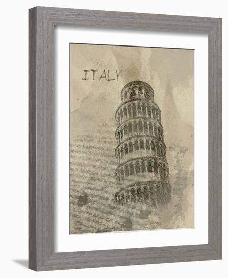 Remembering Italy-Irena Orlov-Framed Art Print