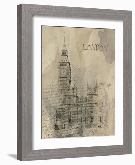 Remembering London-Irena Orlov-Framed Art Print